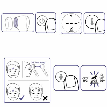 BRAUN BNT400 čelový bezdotykový teplomer s "AGE Precision" systémom, čierny