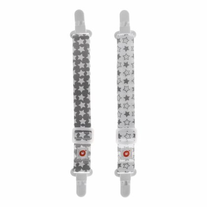 XKKO Multifunkčné klipy 2ks  - Little Stars Silver MIX