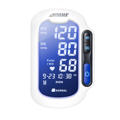 NOVAMA Pro Blue Vérnyomásmérő Bluetooth-szal, amely észleli a pitvarfibrillációt + adapter