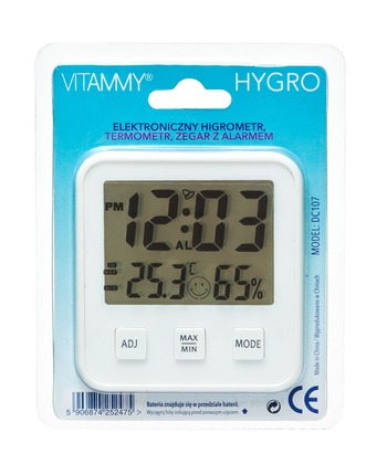 VITAMMY HYGRO Meteostanice, vlhkoměr a domácí teploměr