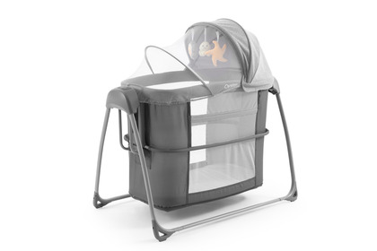 Oyster otthoni kiságy - kövület, babaágy/bölcső, világosszürke, 0-1 év