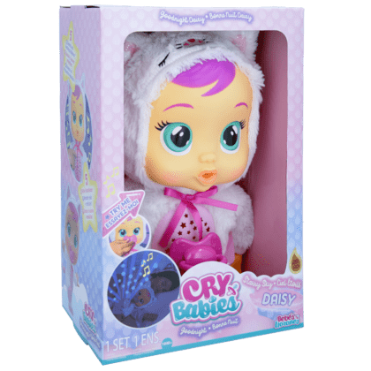 IMC Toys Cry Babies - Série Goodnight Starry Sky - Interaktivní panenka DAISY