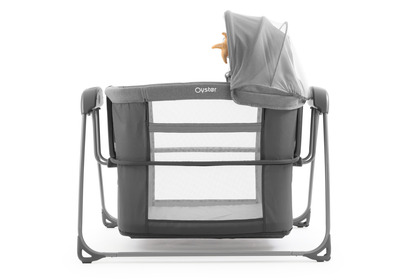 Oyster otthoni kiságy - kövület, babaágy/bölcső, világosszürke, 0-1 év
