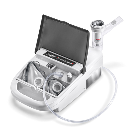 FLAEM NEBULFLAEM 4.0 Profesionálny pneumaticko-piestový inhalátor, 4 prevádzkové režimy