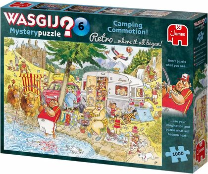 Jumbo Wasgij Puzzle - Mystery Camping 1000 Teile