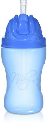 Nuby Můj první netekoucí skleničku s brčkem, 300ml