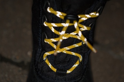 Pogue Reflexní tkaničky, žluté