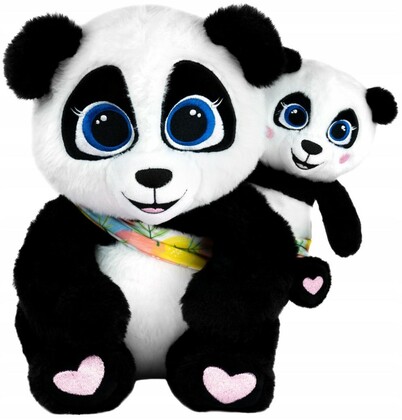Luppy Luv Interaktiver Panda und Baby-Panda (Mami & BaoBao)
