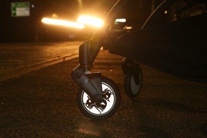 Pogu Reflexné nálepky na kolesá kočíka, Líšky, set - 4ks