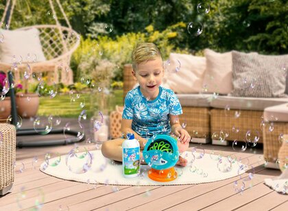 FRU BLU Bublifuk - Stroj na bubliny + roztok 0,4L