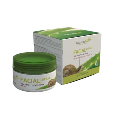 Tabaibaloe Pflegende Gesichtscreme mit Schneckenextrakt und Aloe Vera, 100 ml