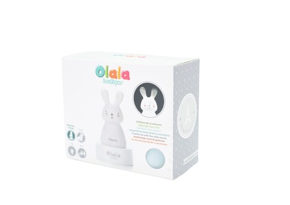 Olala Boutique LED Nočné svetlo, Zajko Charlie, modrý