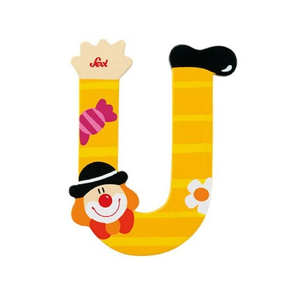 SEVI Písmenko  U - Klaun