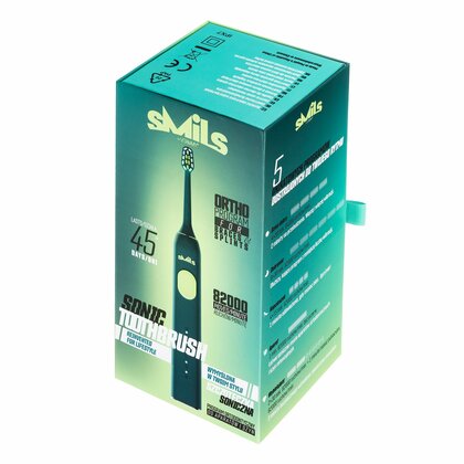 VITAMMY SMILS Sonický zubní kartáček s program na čištění ortodontických aparátů, ocean