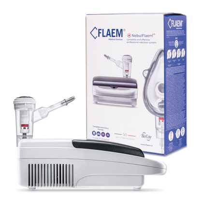 FLAEM NEBULFLAEM 4.0 Profesionálny pneumaticko-piestový inhalátor, 4 prevádzkové režimy