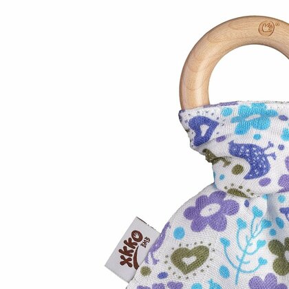 XKKO BMB Beißring Blätter – Flowers&Birds Boys