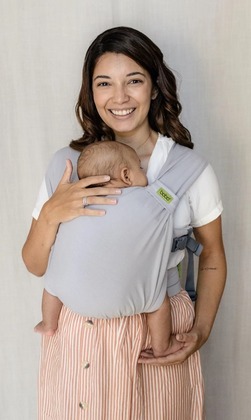 BOBA Bliss V2 Detský nosič, svetlo šedá