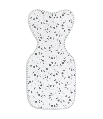 Love To Dream Swaddle UP Swaddle-Size XS White/Space - PHASE1 - 0.2 TOG Bamboo Lite