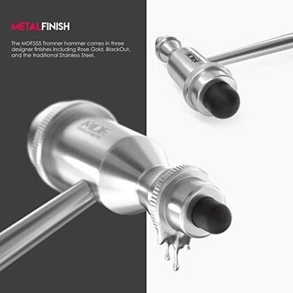 MDF TROMNER 555, Neurologické kladívko, stříbrná/černá