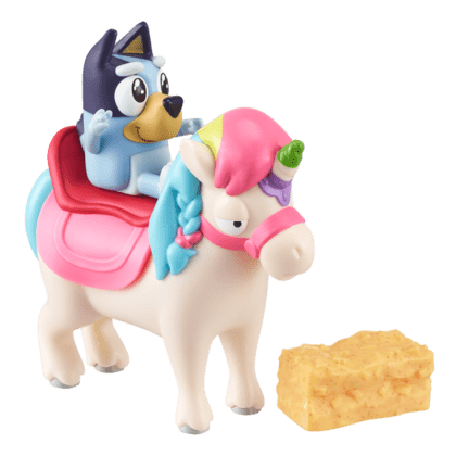 BLUEY Unipony ride set, Jednorožec - set figurek a příslušenství
