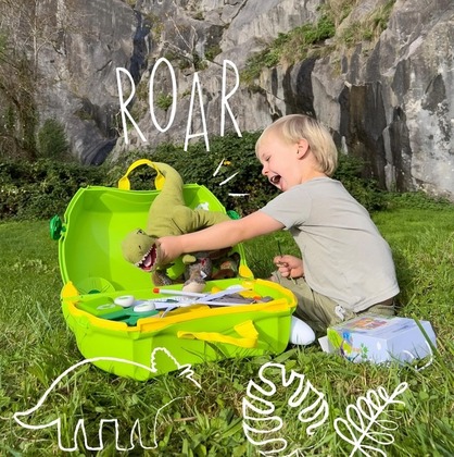 Trunki Kufor s kolieskami, Dinosaurus Dudley, od 3r+
