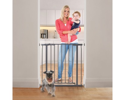 Dreambaby Sicherheitstor AVA Gate (B: 75-81 cm x H: 76) – grau