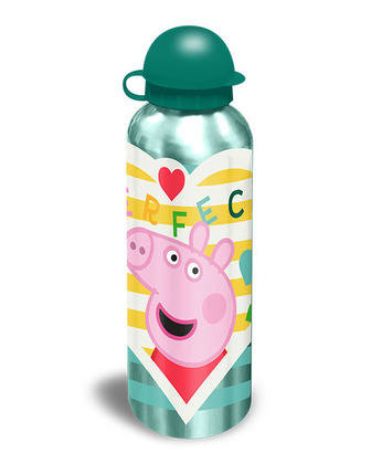 Kids Euroswan Hliníková fľaša 500 ml - Prasiatko Peppa
