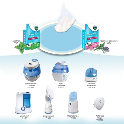 VICKS VH7V1 VapoPads NEW Vankúšiky s vôňou mentolu, 7 ks