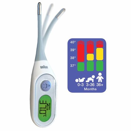 BRAUN PRT 2000 teplomer so systémom "AGE Precision" a s ohybnou špičkou