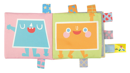 Ks Kids Obojstranná knižka na zavesenie na kočík/autosedačku - Shapes