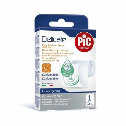 PIC Delicate-Slices, antibakterielles Pflaster, 6 cm x 1 m