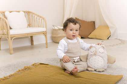 Cloud b® Nighty Night Owl Smart Sensor™-Plyšová hračka/Zvieratko s melódiou- Sova, 0m+