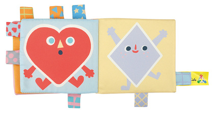 Ks Kids Obojstranná knižka na zavesenie na kočík/autosedačku - Shapes