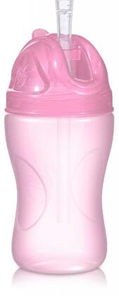 Nuby Můj první netekoucí skleničku s brčkem, 300ml