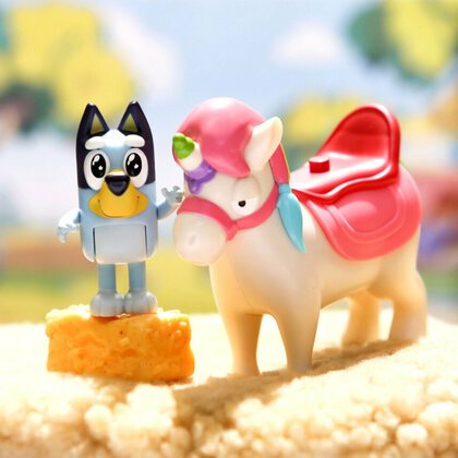 BLUEY Unipony ride set, Jednorožec - set figurek a příslušenství