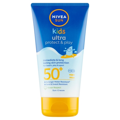NIVEA Sun Ultra Protect Gyermek barnító krém OF 50+, 150 ml