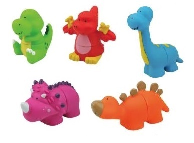 Ks Kids Blocks Popboblocs – Verbindungsblöcke – orangefarbener Dinosaurier
