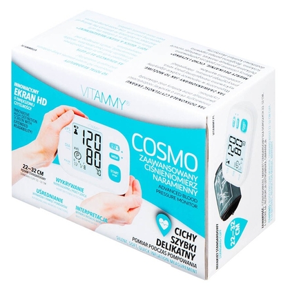 VITAMMY COSMO ramenný tlakomer, farba biela