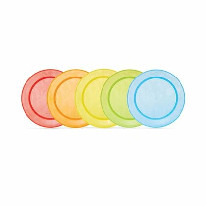 MUNCHKIN Dětské barevné talířky, 5ks
