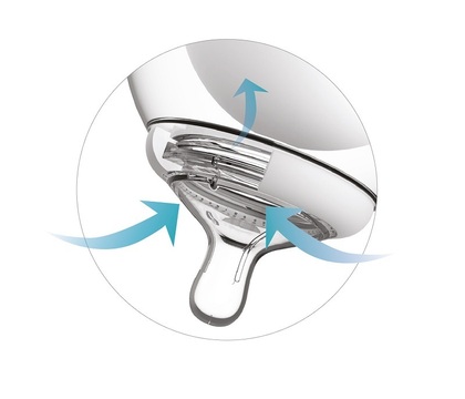 Nanobébé Silikonová savička na láhev Nanobébé - rychlý průtok Y - 2 ks, od 6m+