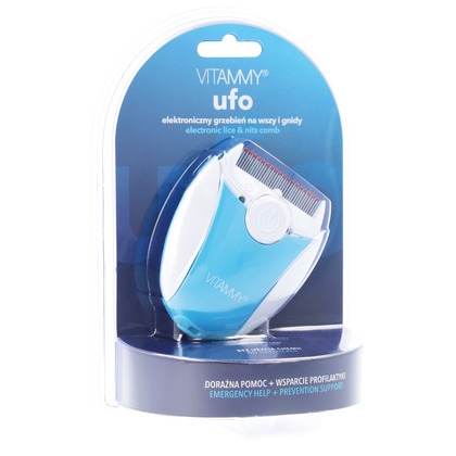 VITAMMY UFO Elektronický hřeben na vši a hnidy, modrý