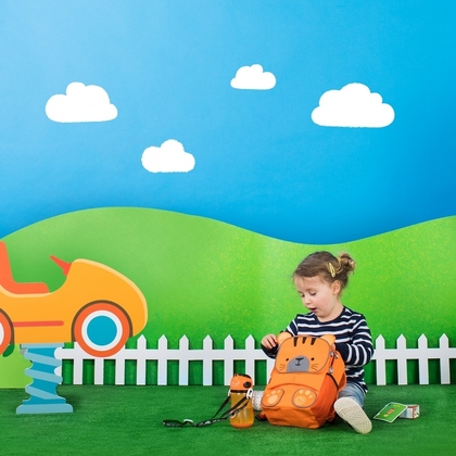 Trunki Toddlepak Batoh, Tyger Tipu, oranžový