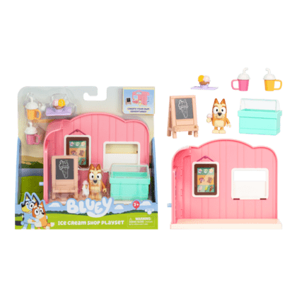 BLUEY Ice Cream Shop, Obchod se zmrzlinou - figurka s příslušenstvím