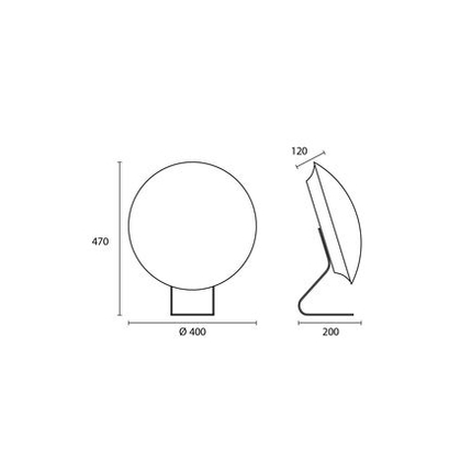INNOLUX Rondo LED antidepresívna lampa