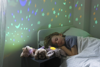 Cloud b® Dream Buddies™ Plyšová hračka/Noční světélko, Jednorožec Ella, 0m+