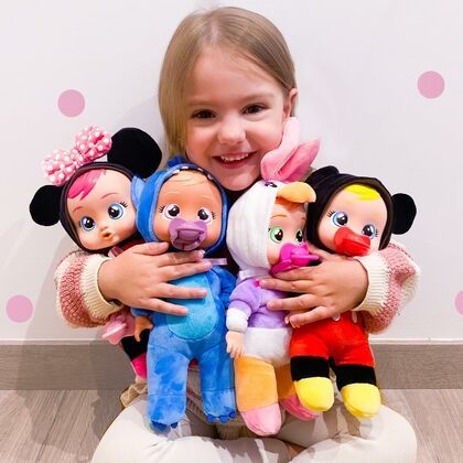 IMC Toys Cry Babies - Tiny Cuddles - Disney ( 6 druhov zberateľských bábik)