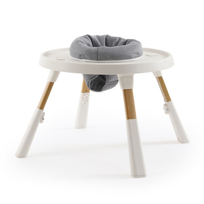 Oyster Home Highchair 4v1 - Moon, Dětská jídelní židle 4v1 - Moon, šedá