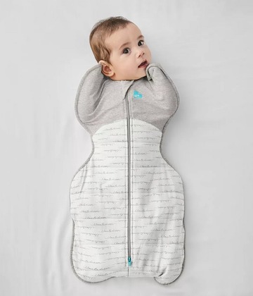 Love To Dream Swaddle UP Pucktuch – Größe XS – weiß – PHASE 1 – 2,5 TOG