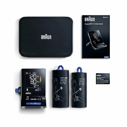 BRAUN EXACTFIT™ 5 CONNECT BUA6350, Ramenný tlakomer s funkciou Bluetooth
