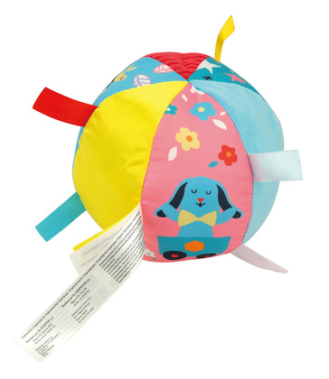 Ks Kids Mäkká, hrkajúca edukačná loptička